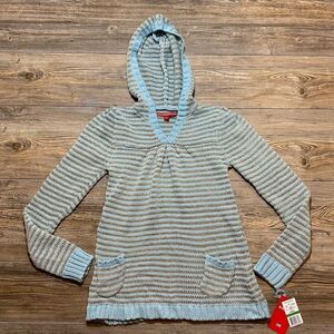 NWT J.J Basics French Blue Hoodie Large